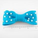 Cute Green Pearl Bow Clip